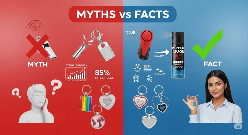5 Myths About Self-Defense Keychains—Debunked by Experts