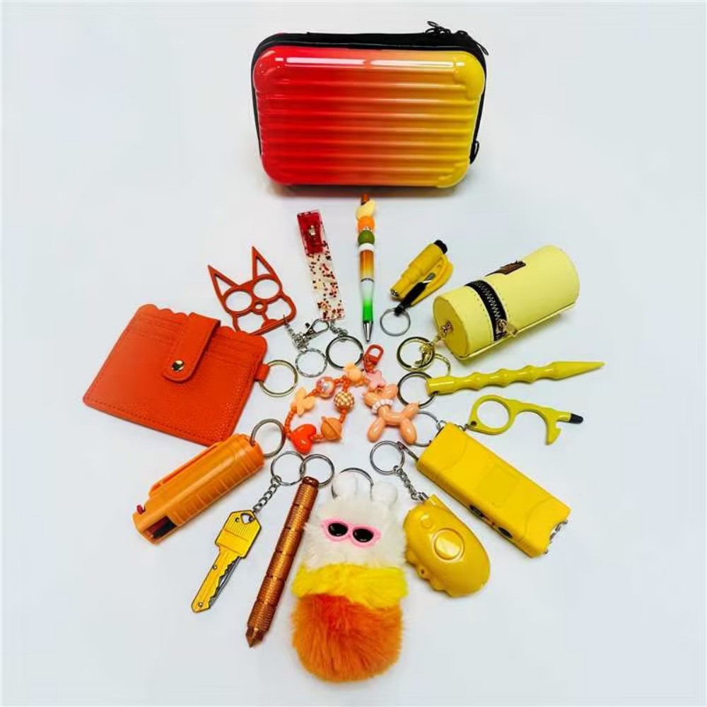 Fix Keychain Set - Sunset - Premium self defense keychain set for women's personal safety. Features Keychain attachment and Durable construction.