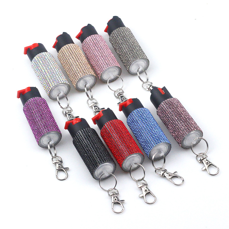 Pepper Spray - Premium self defense keychain set for women's personal safety. Features OC pepper spray and Compact size.