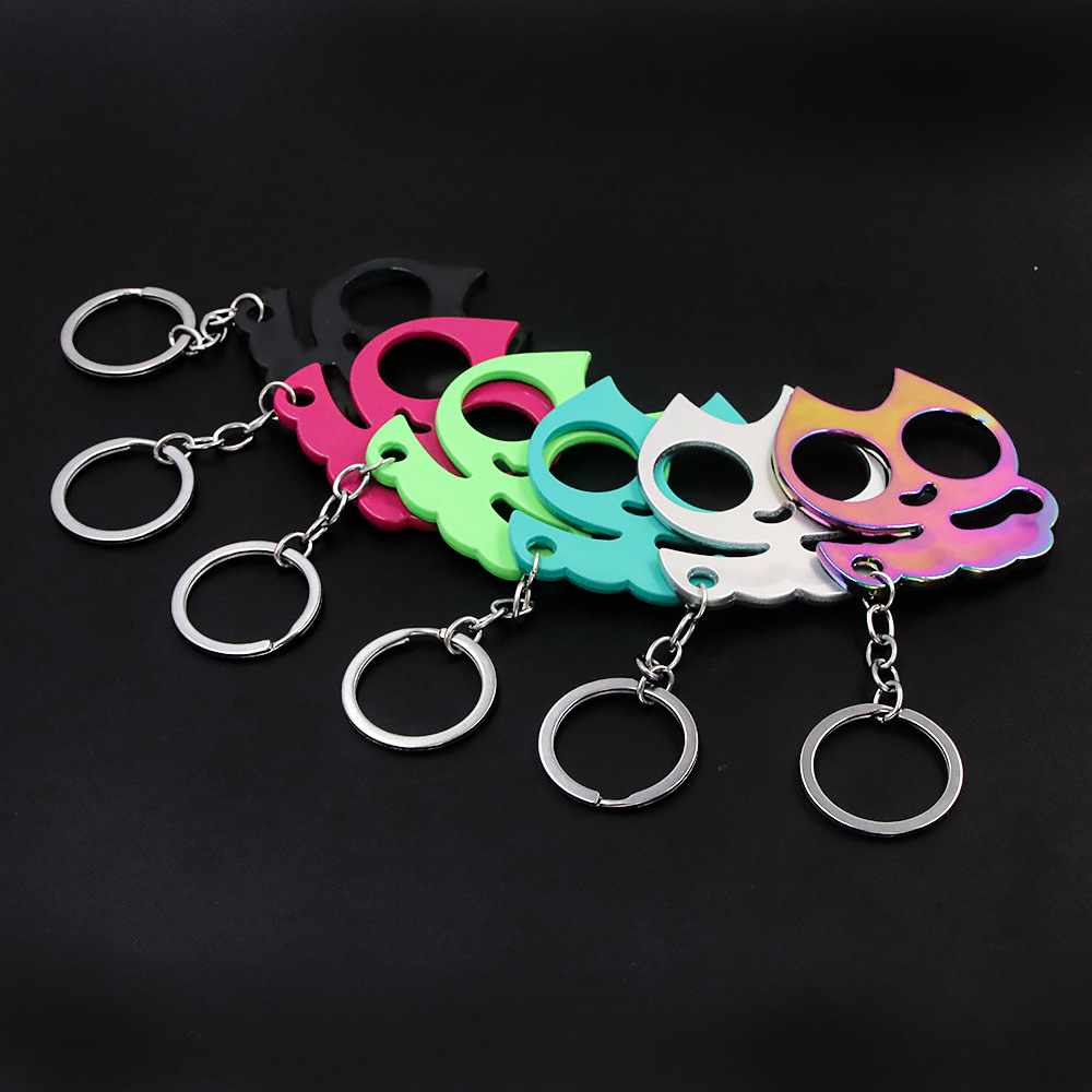 Two Finger Broken Window Pendant - Premium self defense keychain set for women's personal safety. Features Keychain attachment and Durable construction.