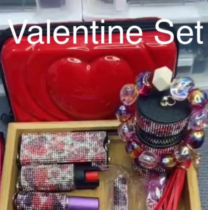 Valentine's Day Set - Premium self defense keychain set for women's personal safety. Features Keychain attachment and Durable construction.